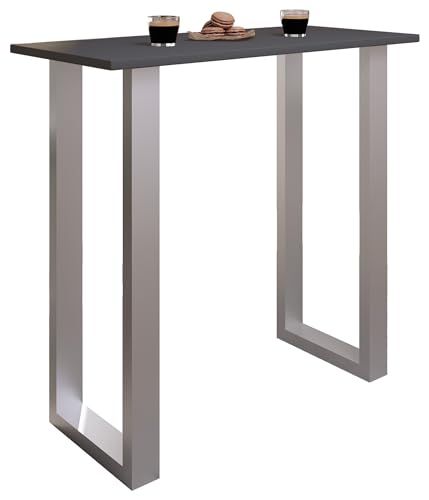 VCM Premium Bois Alu Bar Table de Bar Table de bistrot Table de Bar Xona 110x50 cm Premium Bois Alu Bar Table de Bar Table de bistrot Table de Bar Xona 110x50 cm...
