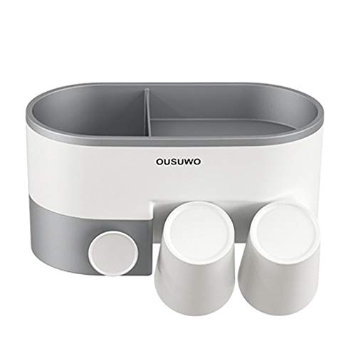 Toothbrush holder wall mounted for bathroom, bathroom organizer t…