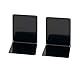 Wedo 1021101 Lot de 2 Serre-livres Noir