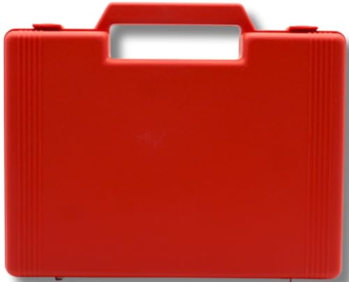 Maletín de primeros auxilios vacío Trix con asa, estuche rojo, 230 x 170 x 45 mm