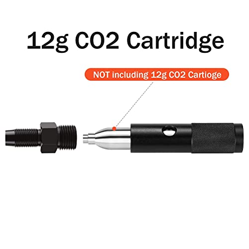 Hk Quick Change 12G Co2 Cartridge Adapter With 88G Or 90G Capsule Threads Bottle For Sig Sauer Mpx And Mcx Air Gun Rifle #TOP5