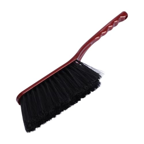 Vaveren Pool Table Brush Gentle Bristles Convenient Rail Brush Counter Brush Portable Compact Comfortable Grip for Bed Cloth Cleaning