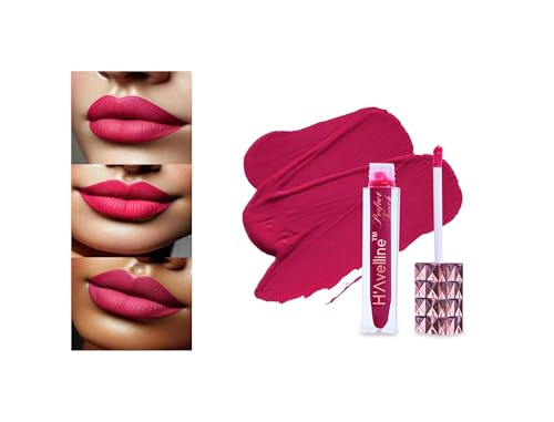 Image of H'Avelline Perfect Touch Velvet Matte Liquid Lipstick - Strawberry Splash | Buy 1 Get 2 Shades Free | Highly Pigmented | Lightweight Smooth Texture | Transfer Resistant | Long Lasting Hydrating Formula | Womens Day Sale