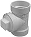 71320 2 in. PVC44; DWV Test Tee with Cleanout Plug