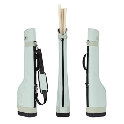 AOPIPI ゴルフクラブバッグ、レザー、1kg、超軽量、ゴルフバッグ、練習用、5-6本収納、大容量、ソフトタイプ、ゴルフ用品、初心者向け、男性用、女性用 (A,18*13.5*77cm)