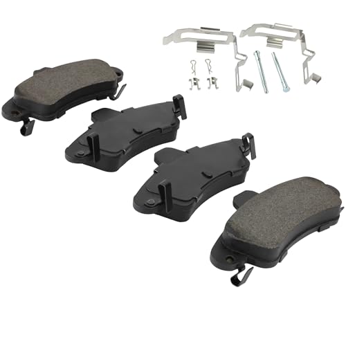 Image of QUALITY-BUILT Rear Semi-Metallic Brake Pads, Premium 1001-0899AM, Compatible with 1995-2002 Ford /Mercury (Contour,Cougar,Mystique)