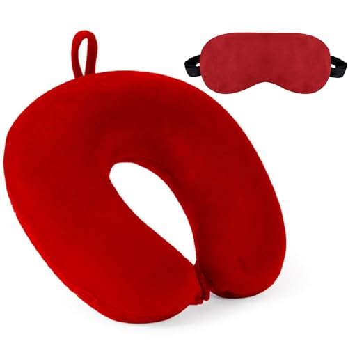 BigPlayer Neck Pillow and Eye Mask, Car Comfort for Pain Relief, Flights, Car Rides - Car Cushions Supportive Air Pillow for Sleeping & Neck Rest, Travel Essential Car Pillow (B0CPJ7VLHW) Amazon Price History, Amazon Price Tracker