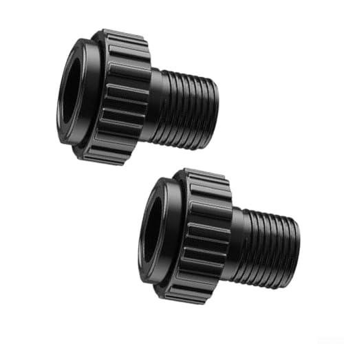 Lastdaytime Conector para Hayward SP1500UNMPAK1 1-1-2 pulgadas MIP ABS extremo macho unión a prueba de fugas negro UPVC ajuste fontanería reemplazo de piscina (2 piezas)