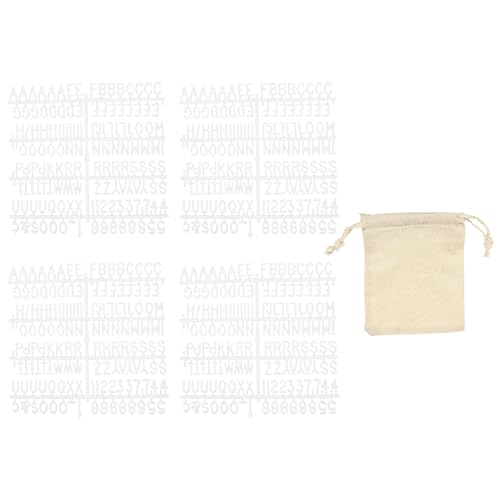 Accessoires de tableau alphabet blanc et lettres en plastique PATIKIL pour feutre