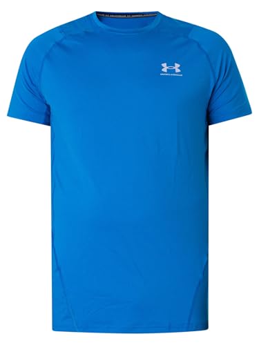 Image of Under Armour Men's UA HG Armour Comp SS Short Sleeve Functional Shirt Quick Dry T-Shirt with Compression Fit
