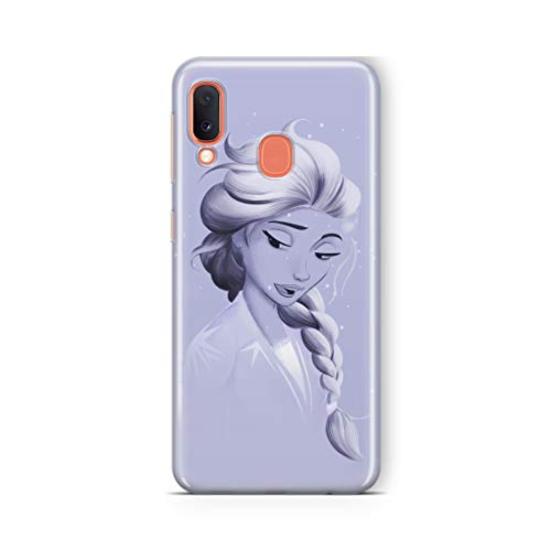 Original y con Licencia Oficial Disney Frozen 2 Funda de teléfono móvil para Samsung A20e Adaptación óptima a la Forma del Smartphone, Funda Protectora de Silicona