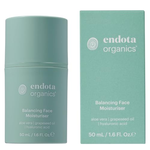 endota Organics Balancing Face Moisturiser 50 ml, a naturally-balancing moisturiser to soothe and smooth oily to combination skin.