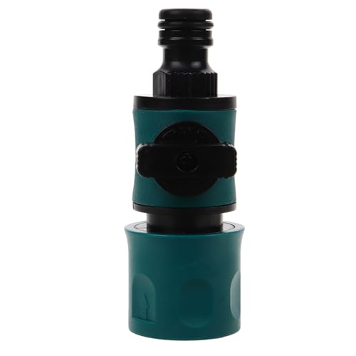 SUPVOX Conector Rápido de Manguera con Válvula para Jardín Accesorio de Reparación Compatible con Grifos y Mangueras de Agua Fácil Desmontaje y Alta Presión