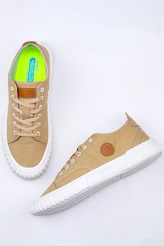 Image of ATHCO Mens AJS Shoes for Man Stylish Sneakers for Man Lightweight Comfortable Shoes for Men Casual Lace Up Sneaker Shoe for Boys with Memory Foam Comfort