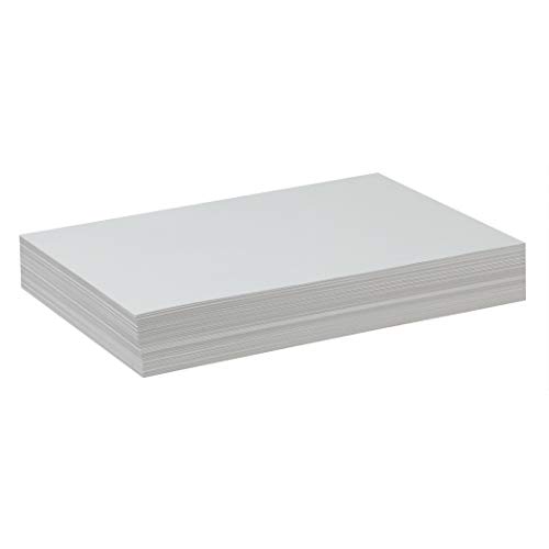 Pacon PAC4742 Drawing Paper Ream, Lightweight, 12" x 18", White, 500 Sheets
