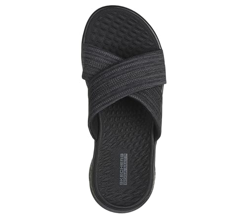Skechers Women's Crossband Slide Sandal3