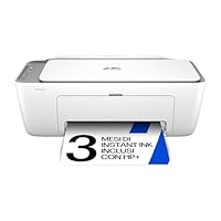 HP DeskJet 2820e 588K9B, Stampante Multifunzione a Getto d'Inchiostro A4 a Colori, Fronte e Retro...