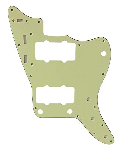 For US Jazzmaster Scratch Plate Guitar Pickguard (3 Ply Vintage Green)