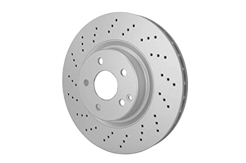 Disque de frein HELLA 8Dd 355 127-951 en carbone revêtu pour entretien auto
