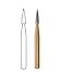 Dentsply 388511 Midwest Trimming and Finishing Carbide Bur, Needle, Friction Grip, 1.0 mm Diameter, 3.4 mm Length (Pack of 2)