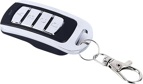 Universaler Handsender für Hörmann Garagentorantriebe – 868,3 MHz Festcode-Fernbedienung mit 4 Kanälen & Schlüsselanhänger (NUR für Modelle mit HELLBLAUEN Tasten). (2)