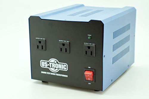 Transformateur 220V 110V US-TRONIC® ::::: Meilleur Rapport qualité-Prix de sa catégorie (2000 Watts)