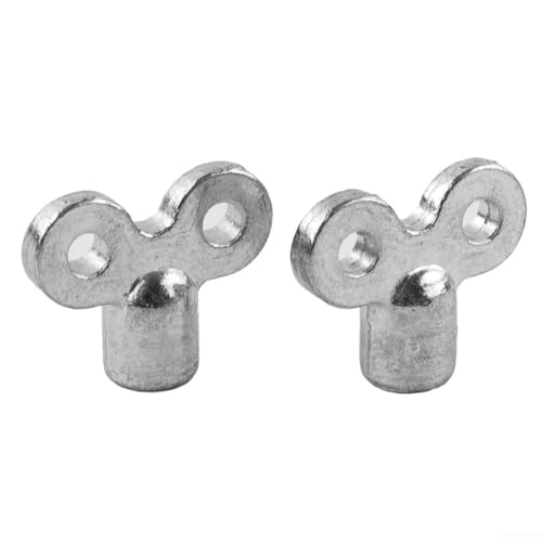 Llave de purga de radiador cuadrada de aleación de zinc de 5 mm, herramienta de ventilación de calefacción, para llave de válvula de radiador duradera para mantenimiento y drenaje estándar del