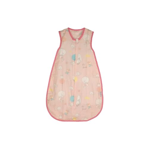 Image of Baby Sleeping Sack Muslin Summer (12-24m) 0.5 Tog Cotton Lightweight Infant Sleeping Bag Toddler Wearable Blanket Breathable Thin Sleeper Sack