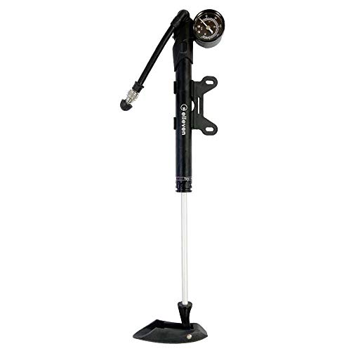 Bomba para Camara de Ar e Suspensão Alumínio 300psi com Manometro e Mangueira Bike