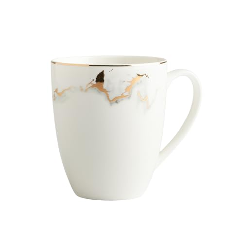 home&you - Becher Marberis, 360 ml, feines Knochenporzellan,Tasse,...