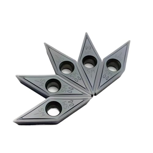 10 piezas Insertos de carburo VCMT160408 para torno CNC miniatura 2