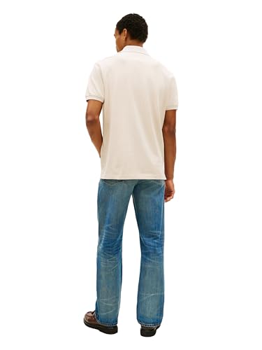 Image of Tommy Hilfiger Men's Short Sleeve Polo Shirts in Classic Fit with Stretch and Organic Pique Cotton