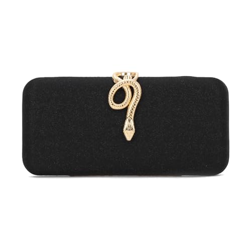 Lanpet Snake Clutch Purses for Women Sparkly Evening Bag with