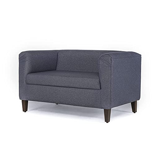 Image of Wakefit Sofa Set | 3 Year Warranty | Sofa 4 Seater, 4 Seater Sofa for Living Room, Wooden Sofa Set, Sofa Set 2+1+1 Seater - Miami(Omega : Blue)