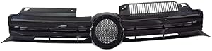 PartsFlow Front Sport Black Grille For 2011 2012 2013 2014 Volkswagen Mk6 Golf GTI Jetta Sportwagen