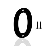 Números de puerta de metal,