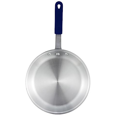 Winware 8 Inch Aluminum Fry Pan with Silicone Sleeve Cover
