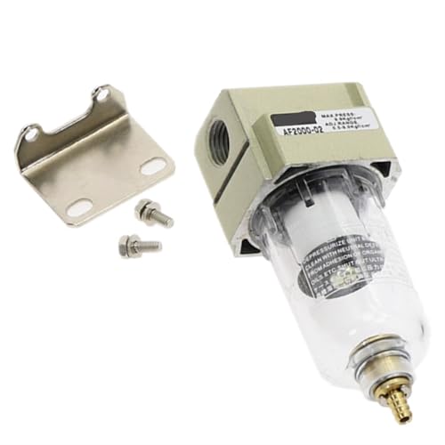 Filtre à eau AF2000-02 avec raccords 6mm pour compresseur d'air comprimé