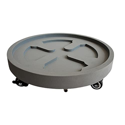 Soucoupe pour pots de fleurs 25-40cm et chariot à roulettes
