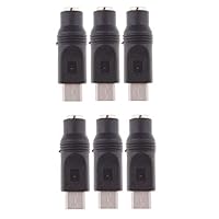 prasku 6 x USB-Stecker auf 5,5 x 2,1 mm Buchse, Netzadapter für PC