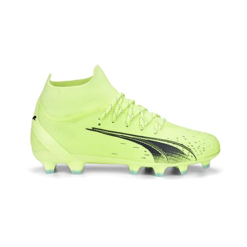 PUMA - Juniors Ultra Pro Fg/Ag Shoes, Size: 1 M US Little Kid, Color: Fizzy Light/Parisian Night/Blue Glimmer