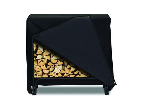 Two Dogs Designs 2D-LR48241 Log Rack Cover With Level 4 UV Protection, 48-Inch, Black
