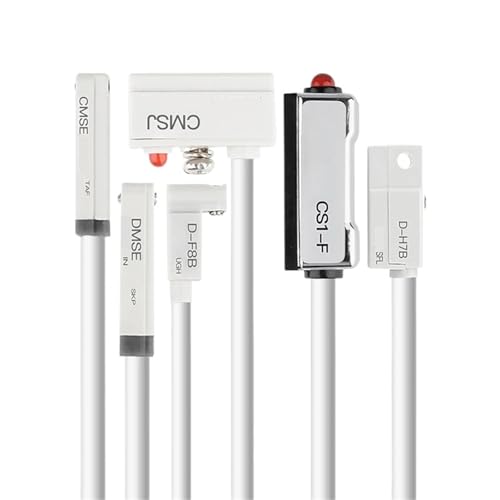 Sensor e interruptor magnético para cilindros neumáticos CS1-F-2 con cable de 2 hilos y 2m 2