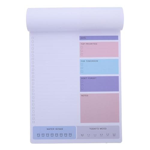 Planificar tareas con el cuaderno de notas desprendible Toddmomy de 80 hojas fácil de llevar