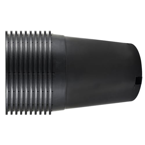 Opiniones de Plastico negro los 10 mejores. 47 atvwrlod Paquete de 10 Macetas Redondas de Plástico Negro de 3.6 Galones para Interior y Exterior