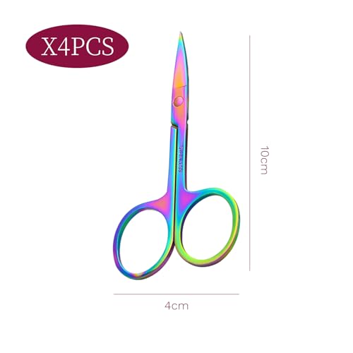 TIMJJG Cortaúñas De 4 Piezas, Cortaúñas De Acero Inoxidable, Barba Y Cabello Residuales, Herramientas De Limpieza Y Cuidado del Hogar, Regalos para Amigos. - imagen 2