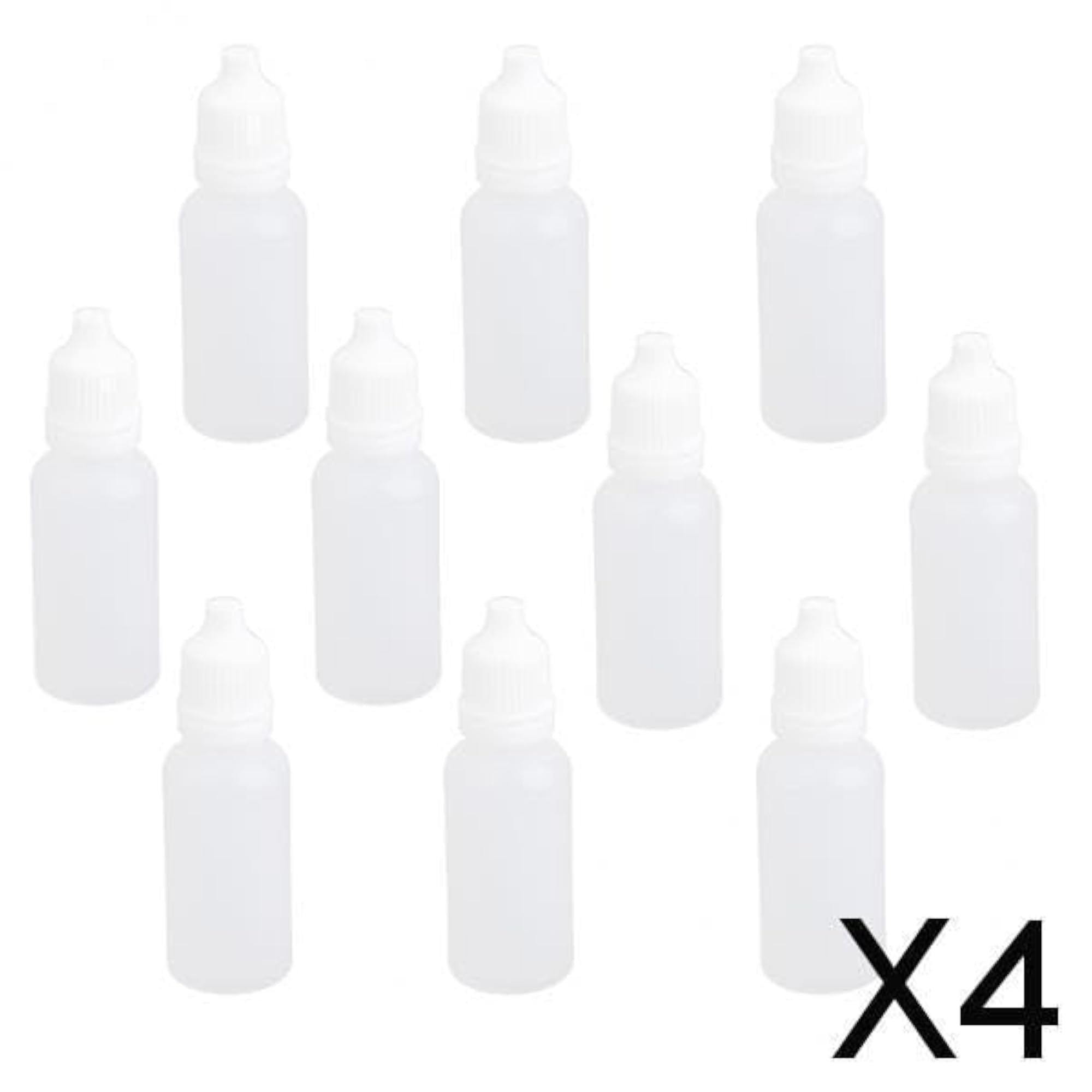 Squeezable Dropper Bottle 15ml Pack of 10, Ideal for Liquid Storage
