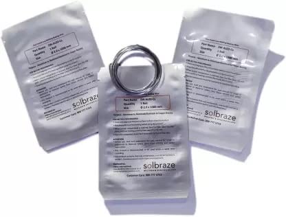 Solbraze Aluminium to Copper Brazing Dia 1.6mm (5 Meter Flux Cored Aluminium Brazing Wire - (Pack Of 3| 1 Meter Each)-image-9