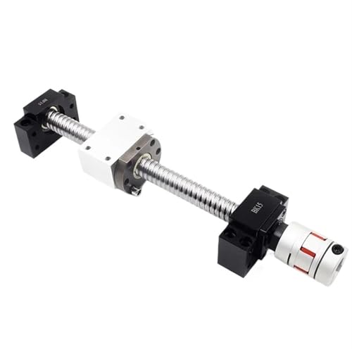 Metal Ball Screw nut end Processing SFU1204 Ball Screw C7 End Machined +Single Flange Ball Nut BFBK10 + Ball Nut Housing+Supporter(900mm)