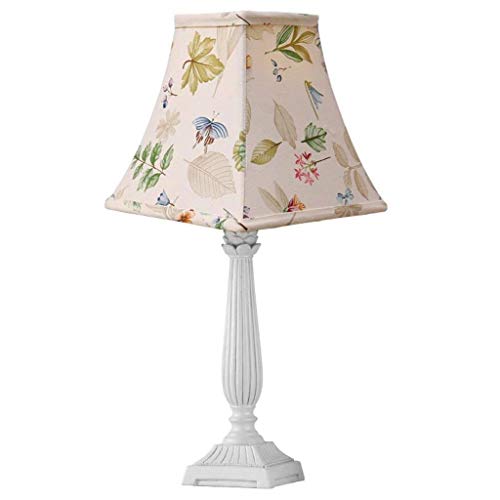 Lampe de salon et bureau en résine blanche style romantique jardin vent